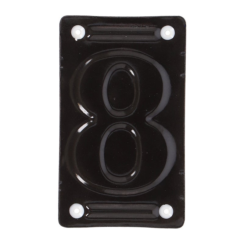 Enamel House Number 8 