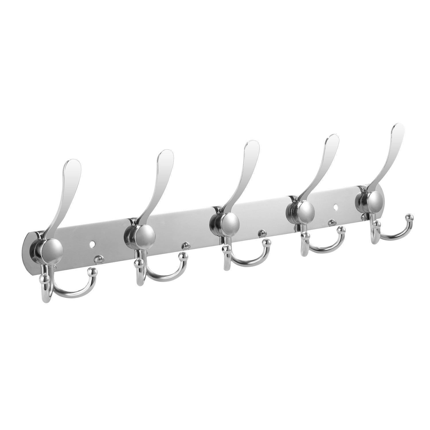 Wall Mount Coat Hook 15 Hooks Stainless Steel Clothes Hangers Rack Robe Hat Towels Hook Coat Rack Hook 