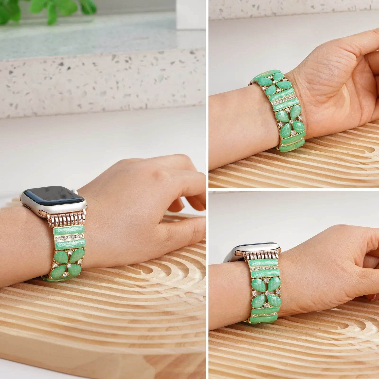 Strap Green Jewelry Watch Band Bracelet women 