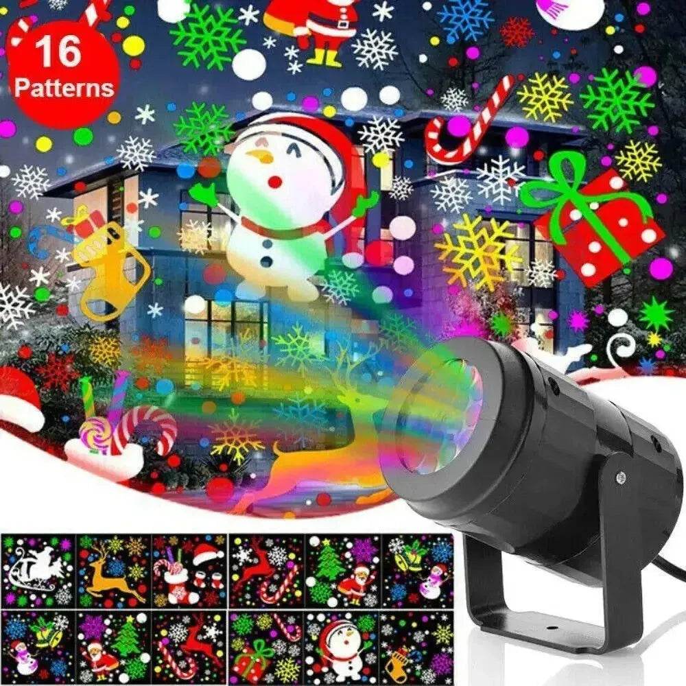 Christmas -themed LED Light Projector Bedroom Party Decor 