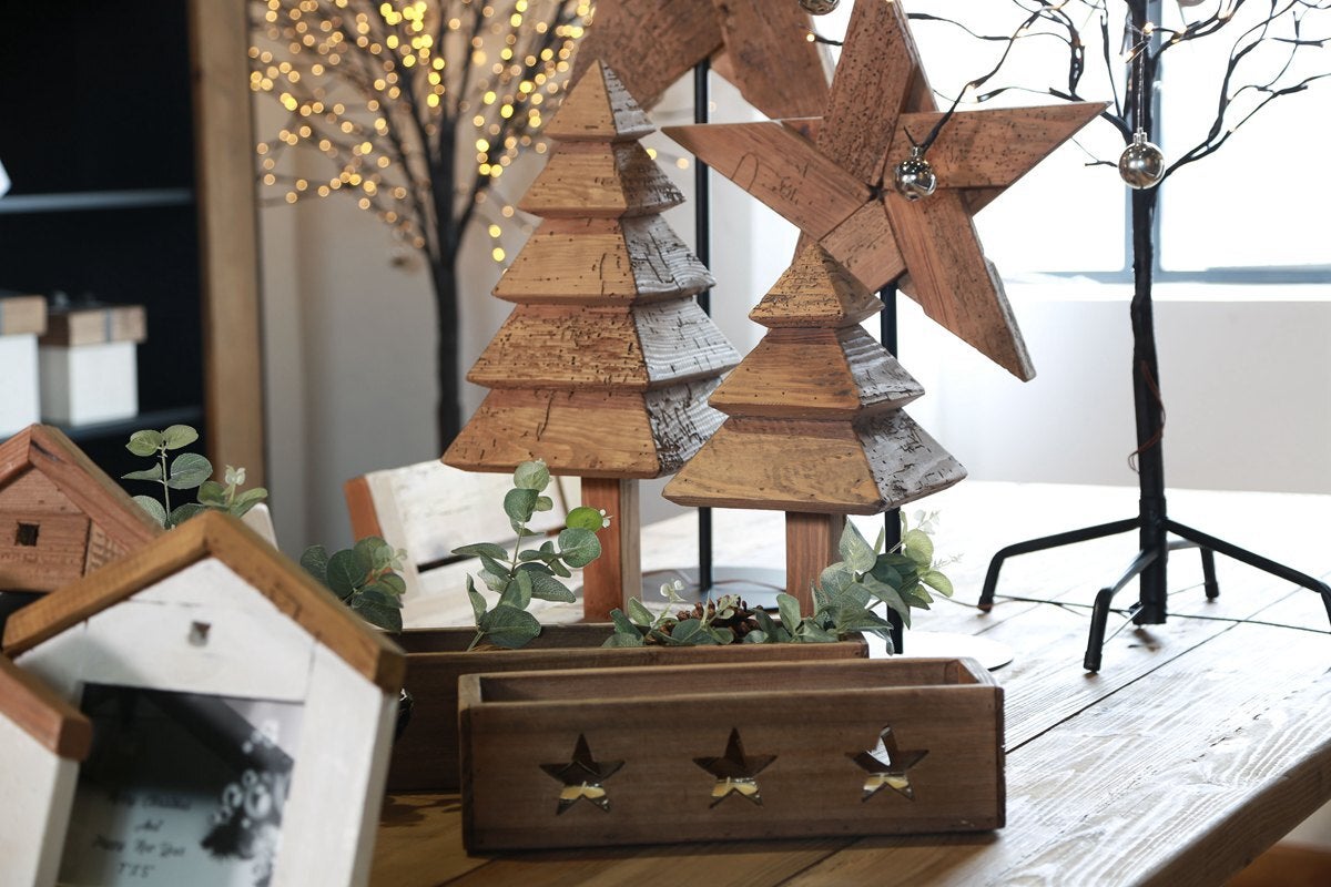 Reclaimed Pine Wood Christmas Tree 