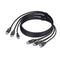 6ft (1.8m) Dual-DisplayPort and USB 5Gbps KVM Cable, 4K 60Hz, Universally Compatible DP 1.2/USB 3.0 Combo Cable for Dual-Monitor KVM Switches