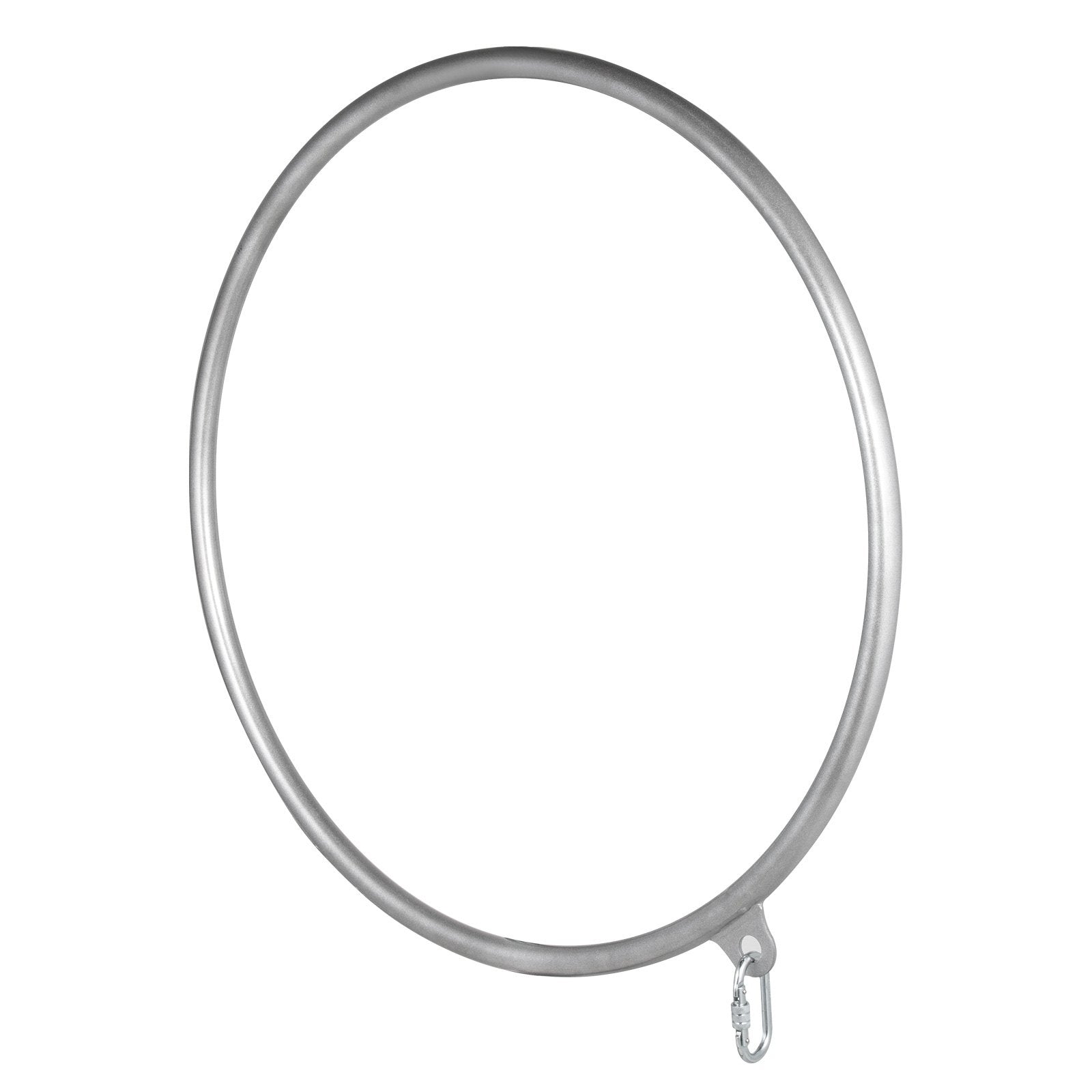 VEVOR womens Single Point Aerial Equipment Yoga Hoop for Aerial Dancing Yoga training, Sliver, 2.8ft 85cm Dia US 