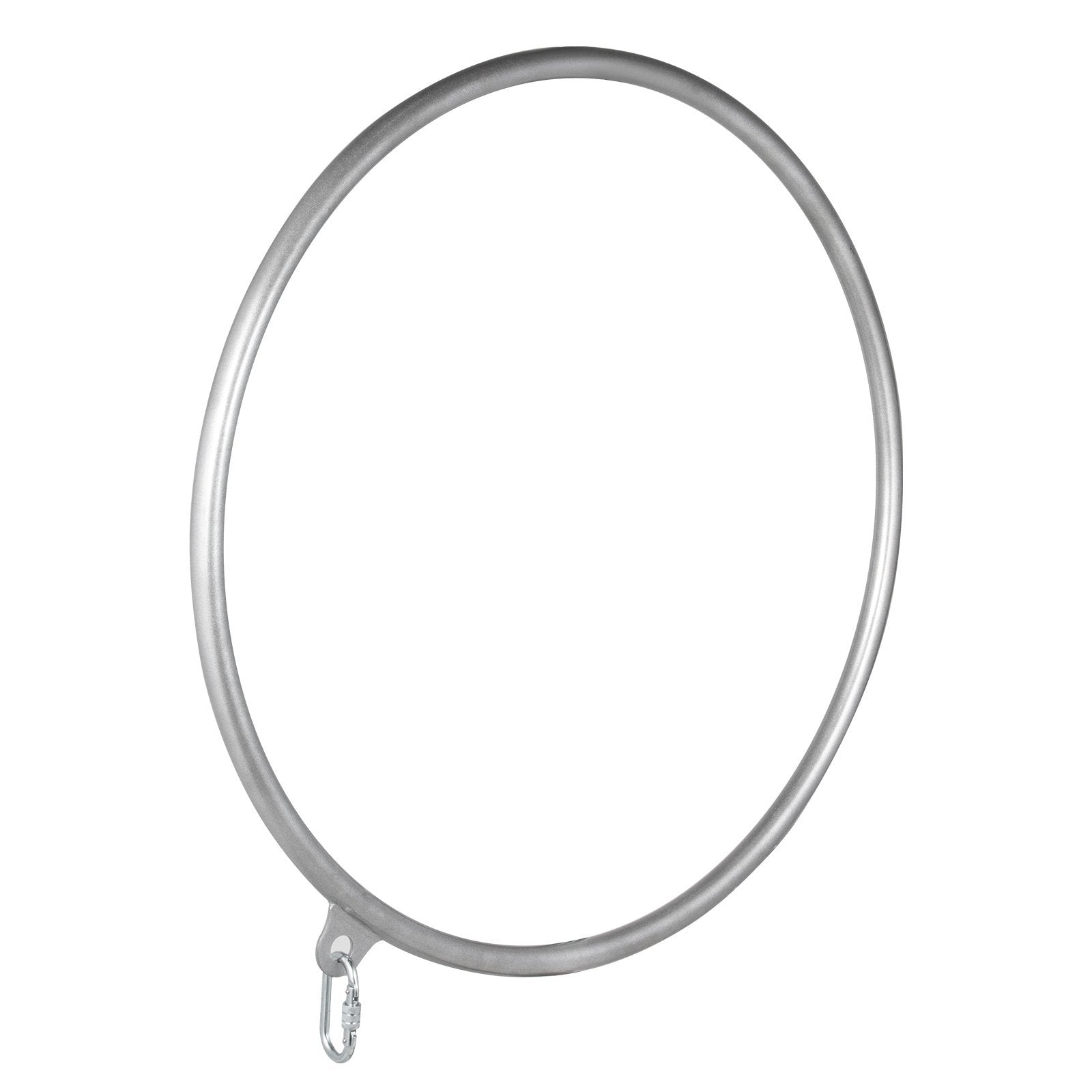 VEVOR womens Single Point Aerial Equipment Yoga Hoop for Aerial Dancing Yoga training, Sliver, 2.8ft 85cm Dia US 