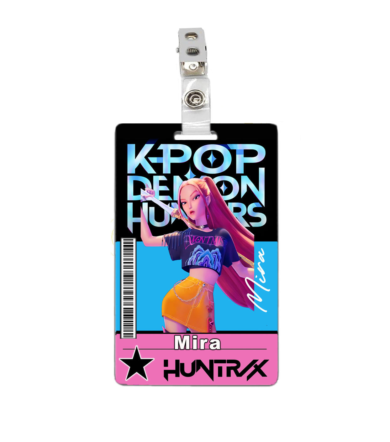 K-pop Demon Hunters Mira ID Badge PVC 