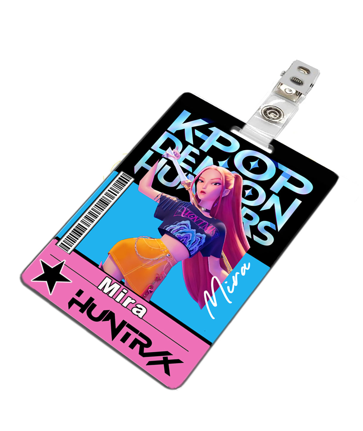 K-pop Demon Hunters Mira ID Badge PVC 