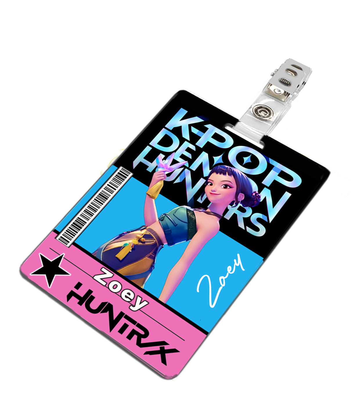 K-pop Demon Hunters Zoey ID Badge PVC 