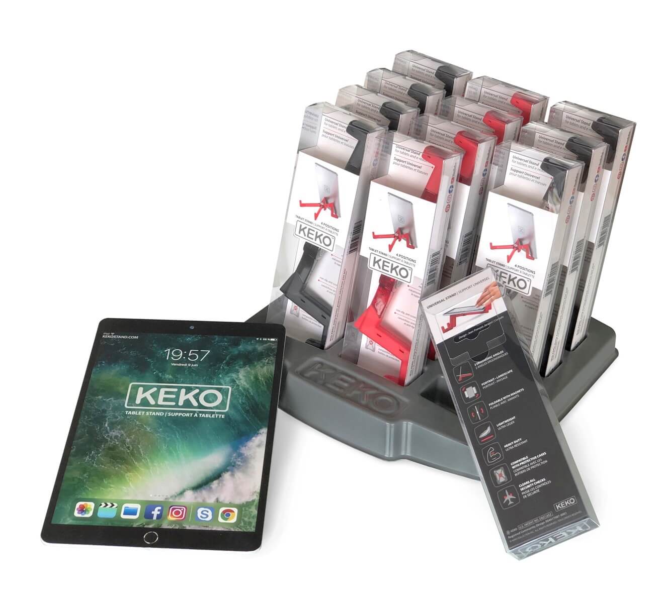 KEKO Support à Tablette Universel - Assortis