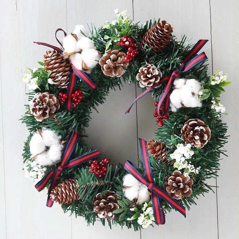 30cm 40cm Christmas Wreath Ornaments Christmas Wreath 