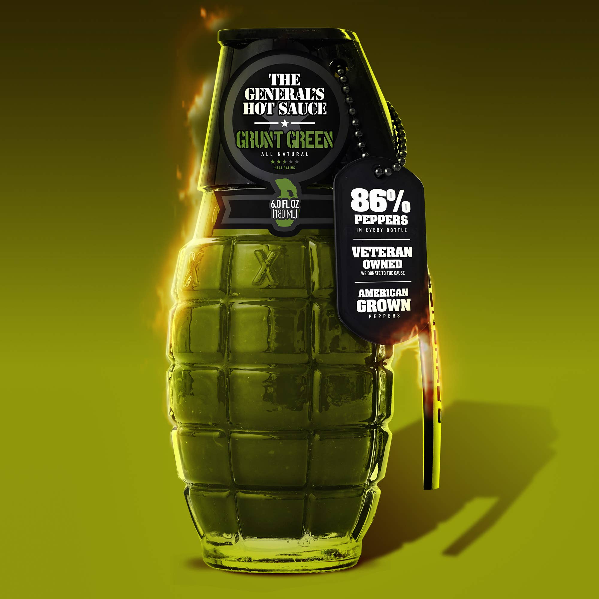 Grunt Green - The General's Hot Sauce 