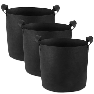 3 Pack Plant Grow Bags Potato Vegetable Planter Bags Breathable Planting Fabric Pots 3Gallons 