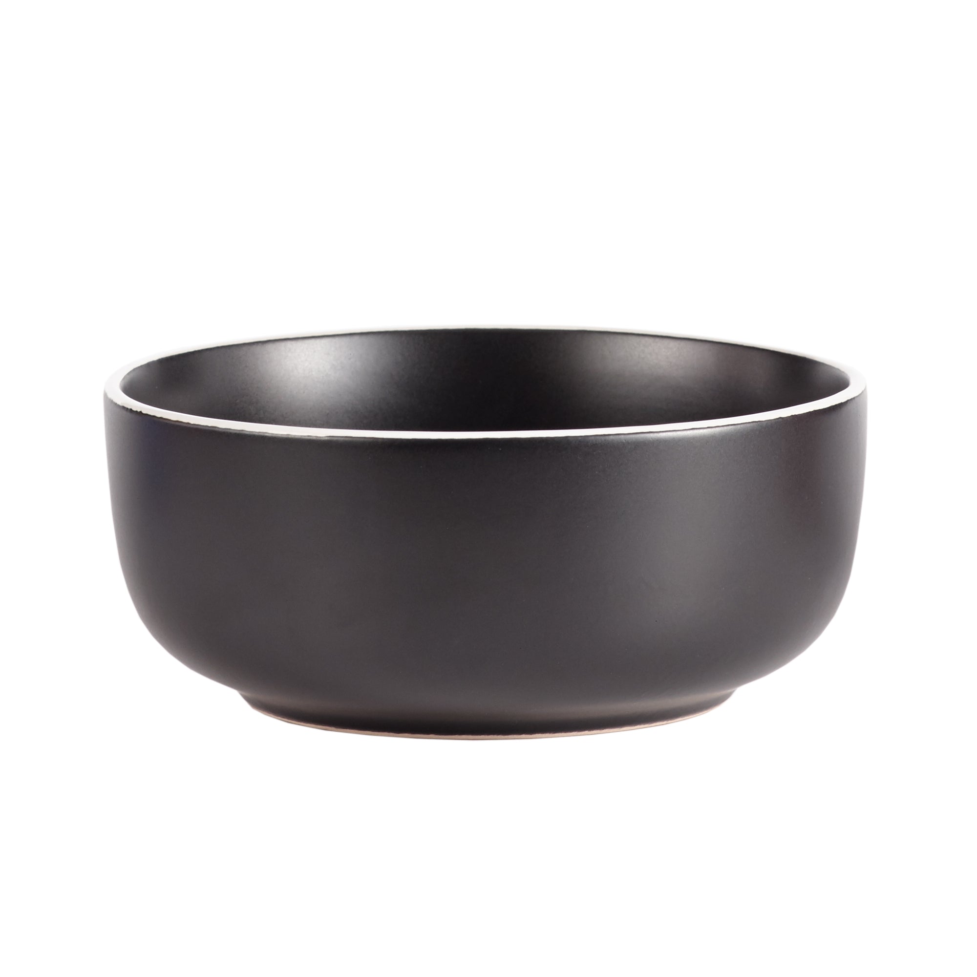 Dinnerware Set 12 Piece 2 Tone Cylinder Black, Service for 4 