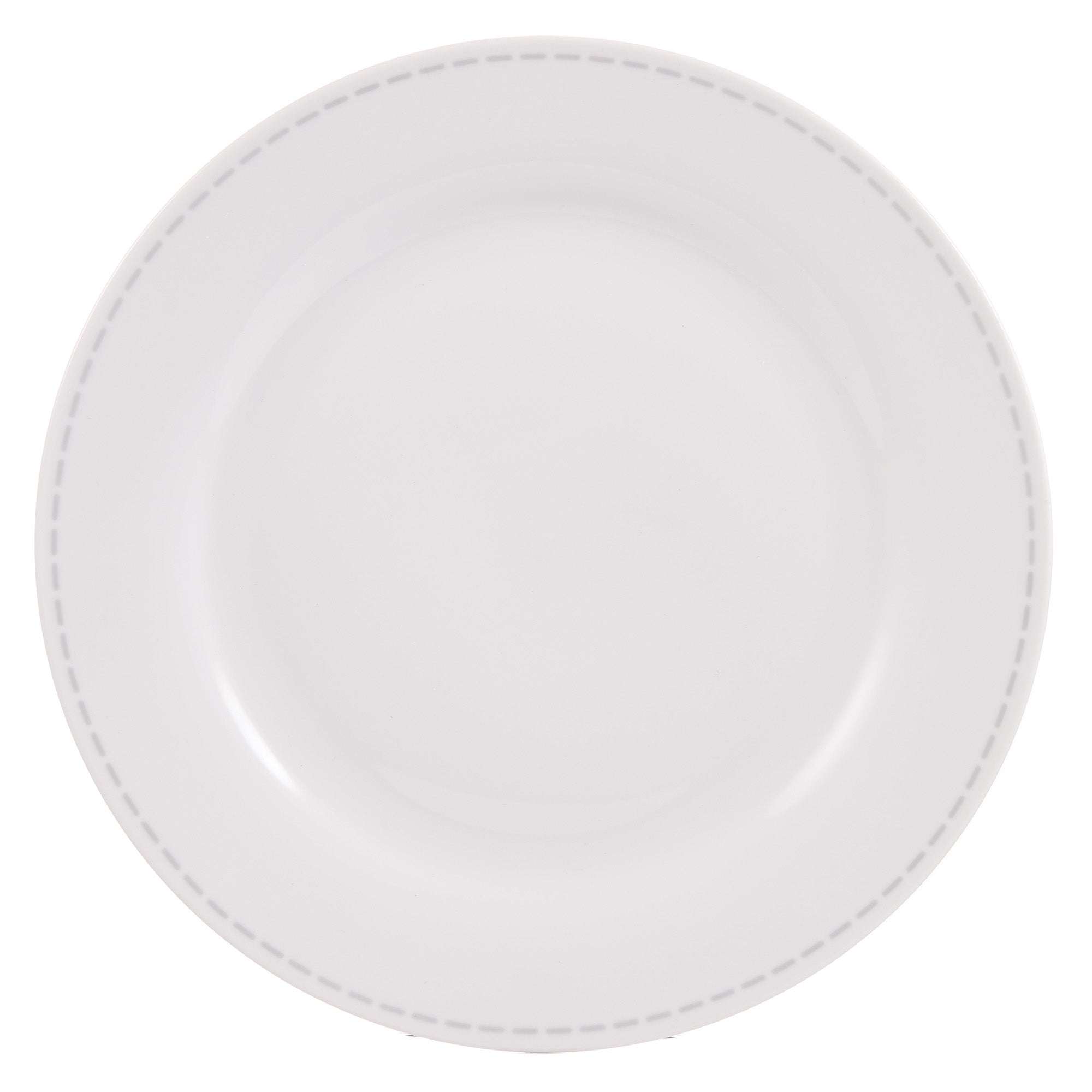 Dinnerware Set 12 Piece Rustic Cottage Grey/White, Service for 4 