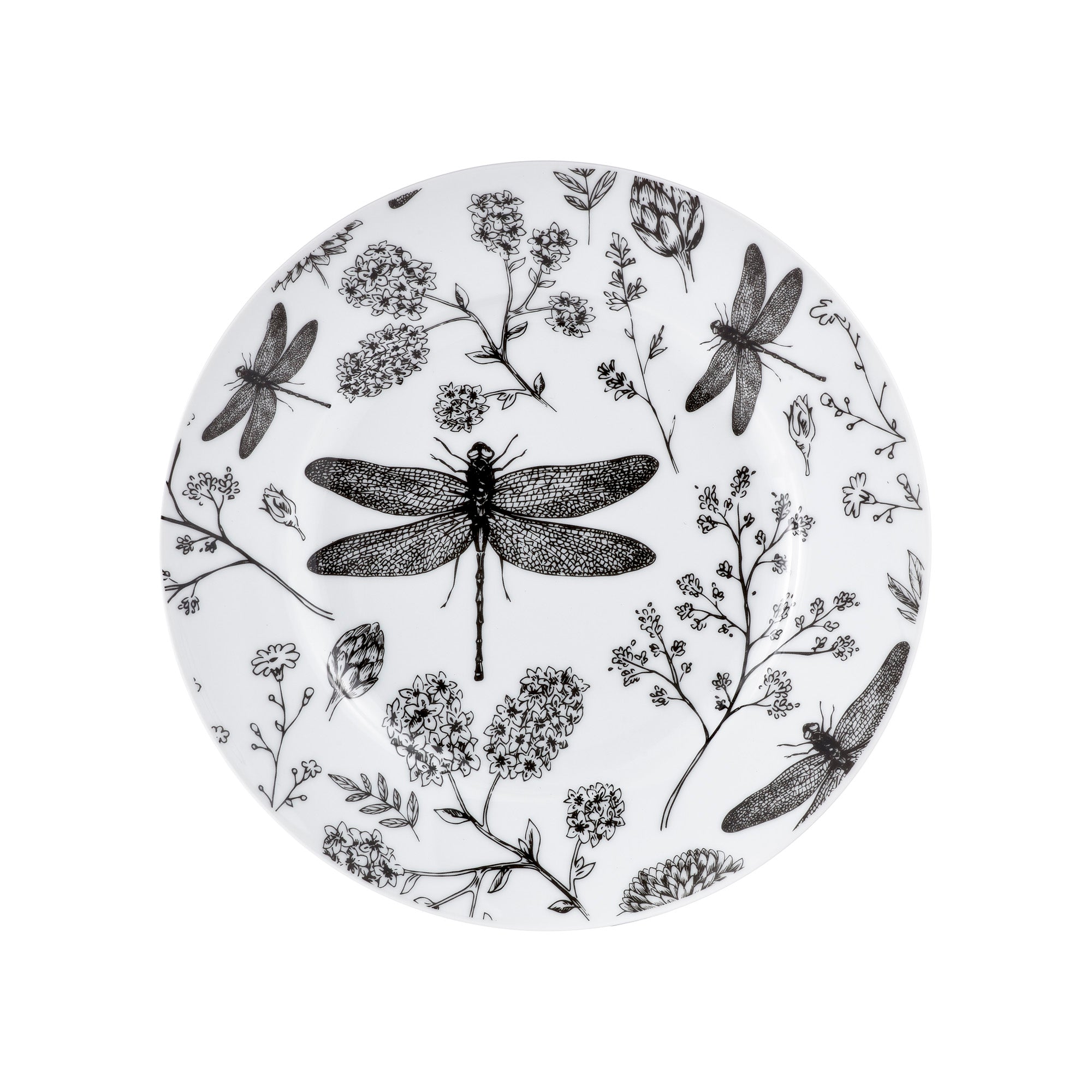 Dinnerware Set 16 Piece Dragonfly, Service for 4 