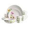 Dinnerware Set 16 Piece Garden Butterflies, Service for 4