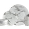 Dinnerware Set 16 Piece Porcelain Coupe Marble, Service for 4
