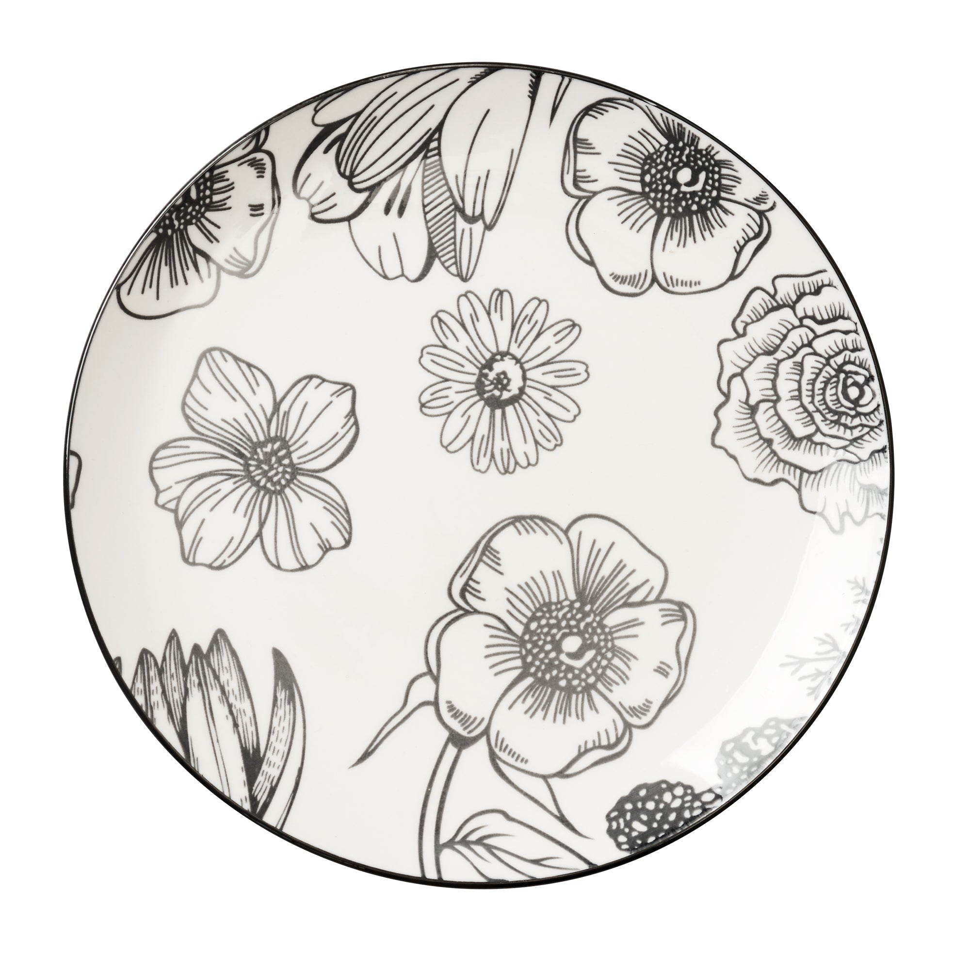 Dinnerware Set 16 Piece Porcelain, Service for 4 