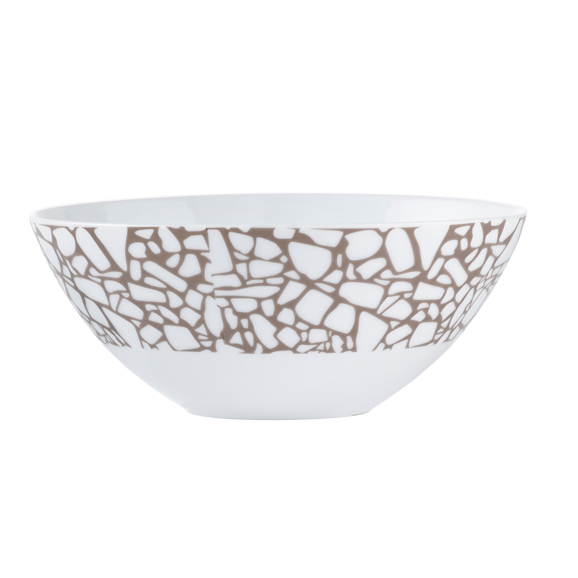 Dinnerware Set 16 Piece Terrazzo Beige, Service for 4 