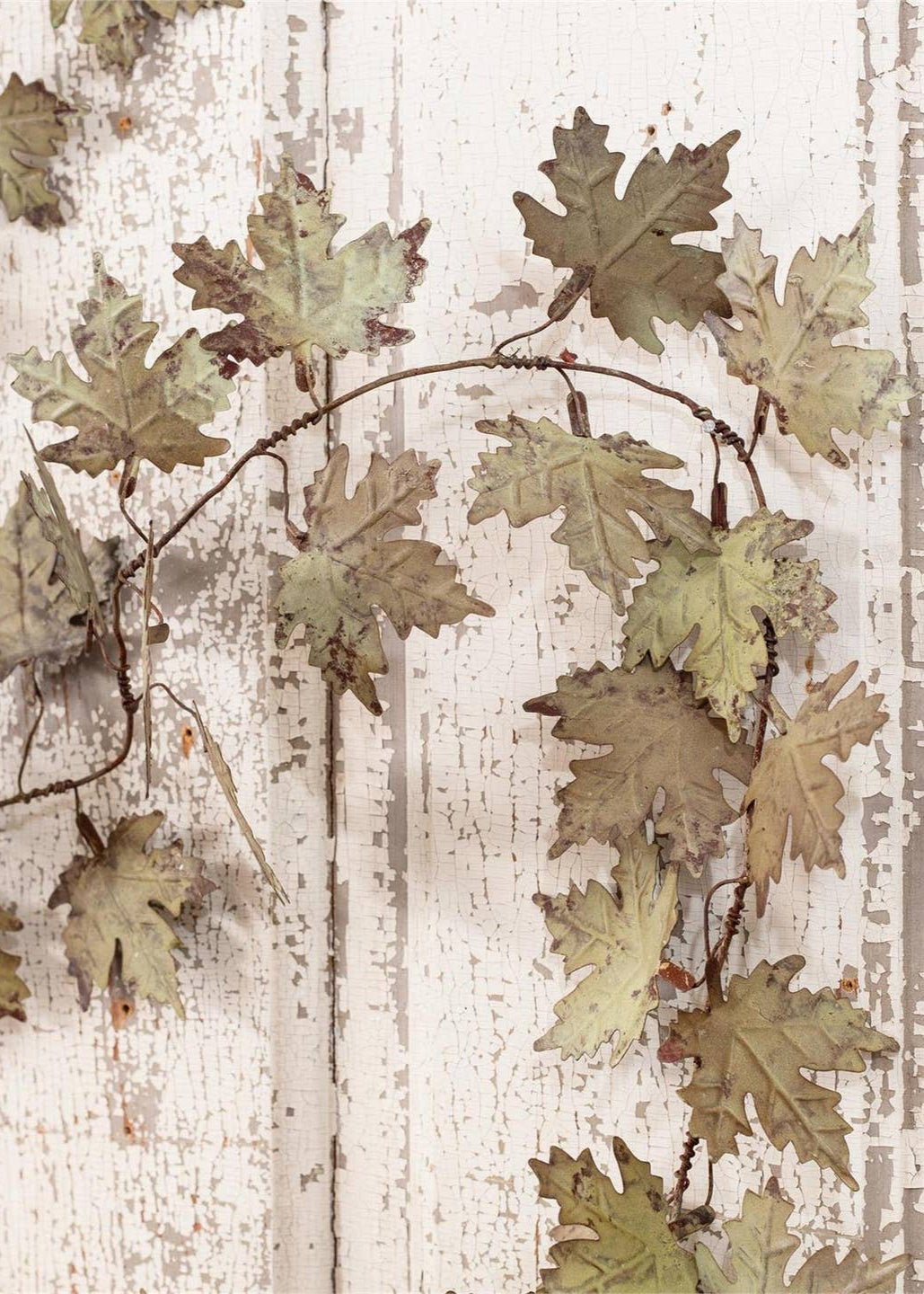 Distressed Maple Leaves Garland 