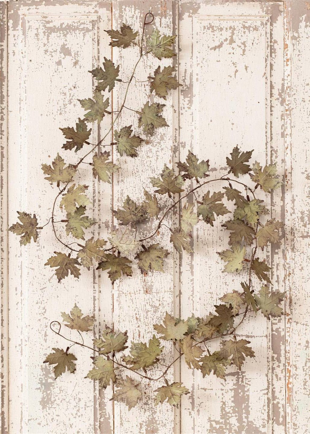 Distressed Maple Leaves Garland 