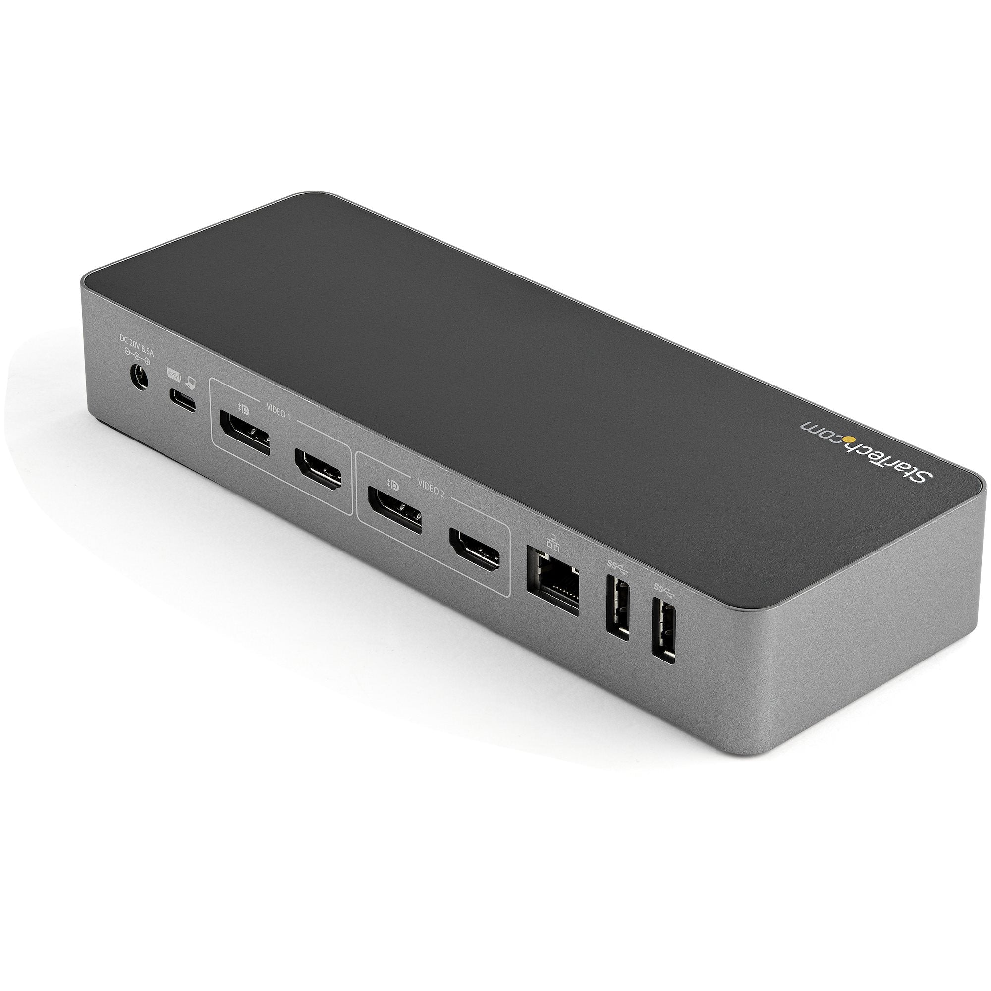 Universal Laptop Docking Station, Hybrid USB-C & USB-A Dock, Dual 4K DP & HDMI, 100W PD, Mac / Windows / Chrome OS, 4x USB 5Gbps Hub, GbE 