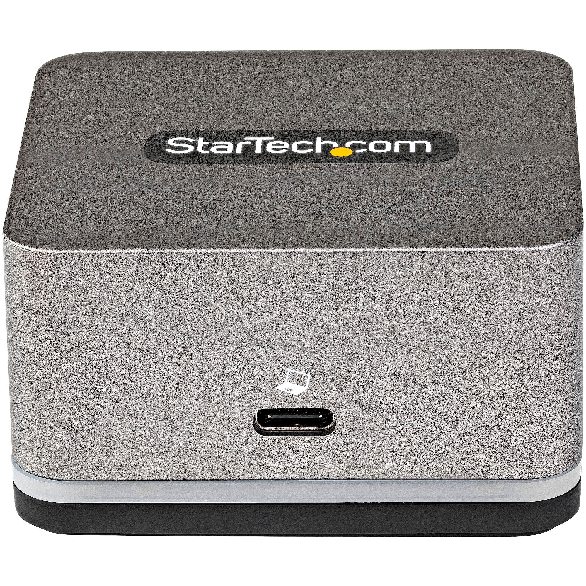 USB C Mini Dock for Chromebooks, iPad Pro, Android Tablets/Smartphones, USB-C Chromebook Docking Station w/ 4K 30Hz HDMI, 27W Power Delivery Charging, 3-Port USB Hub, Gigabit Ethernet - TAA 