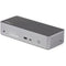 USB C Dock - 4K 60Hz Quad Monitor DisplayPort & HDMI - Universal USB-C Docking Station with 100W Power Delivery - USB Hub with 1x USB Type-C & 3x USB-A, Ethernet, Audio