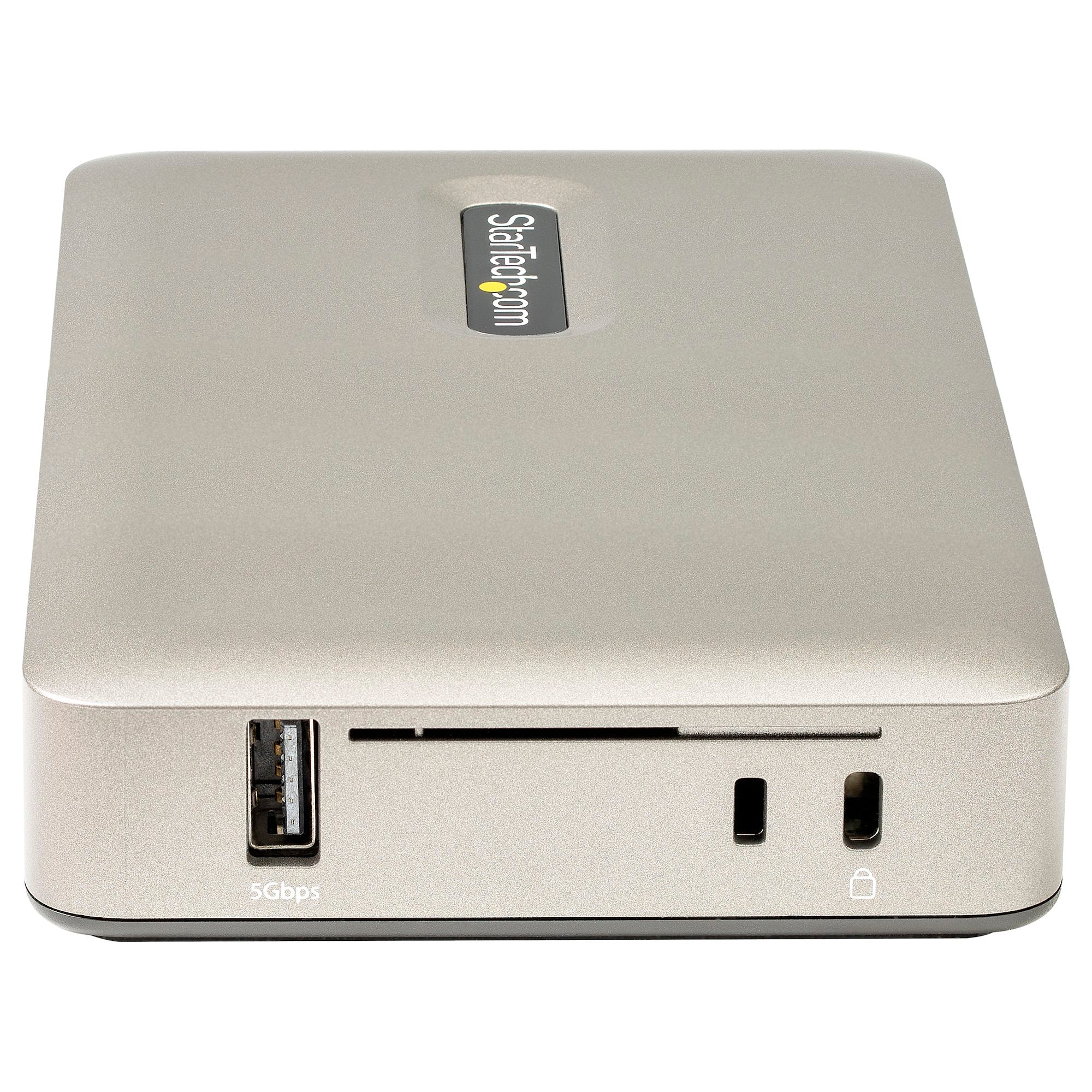 USB C Dock - USB-C to DisplayPort 4K 30Hz or VGA - 65W USB Power Delivery Charging - 4-Port USB 3.1 Gen 1 Hub - Universal USB-C Laptop Docking Station with Ethernet - TAA 