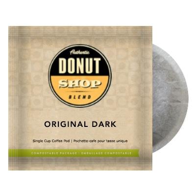Authentic Donut Shop Blend Original Dark Roast, Pod Coffee 
