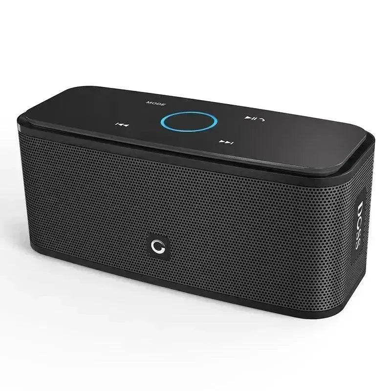 DOSS SoundBox Touch Control Bluetooth Speaker 2*6W Portable Wireless Speakers Stereo Sound Box with Bass and Built-in Mic 