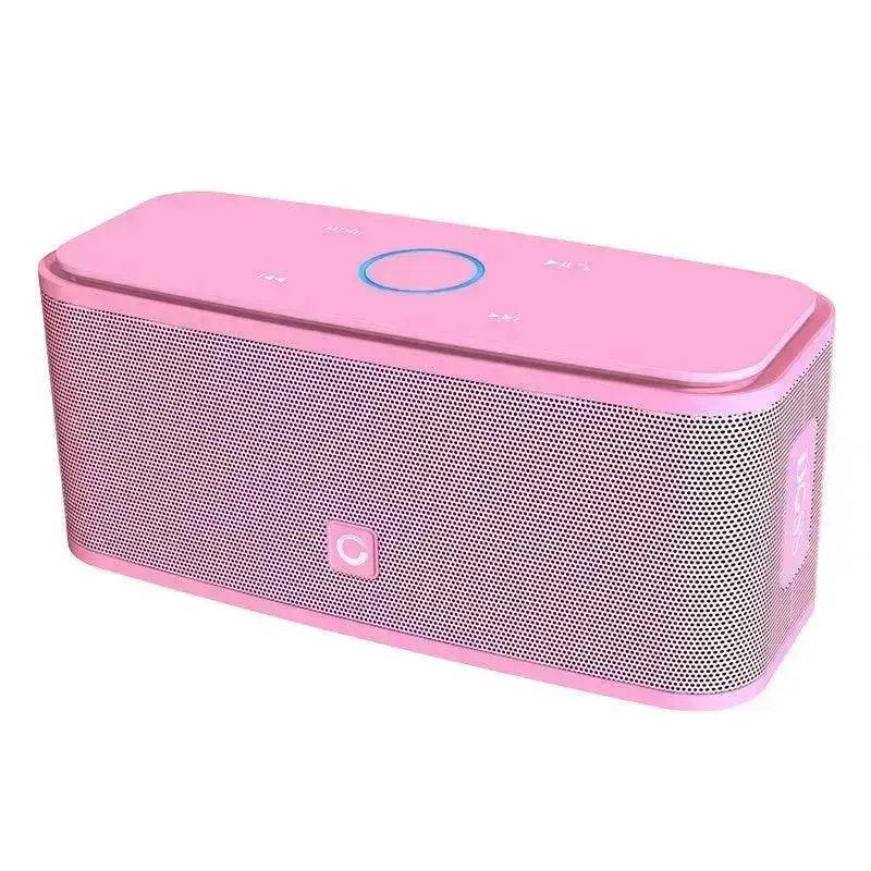 DOSS SoundBox Touch Control Bluetooth Speaker 2*6W Portable Wireless Speakers Stereo Sound Box with Bass and Built-in Mic 