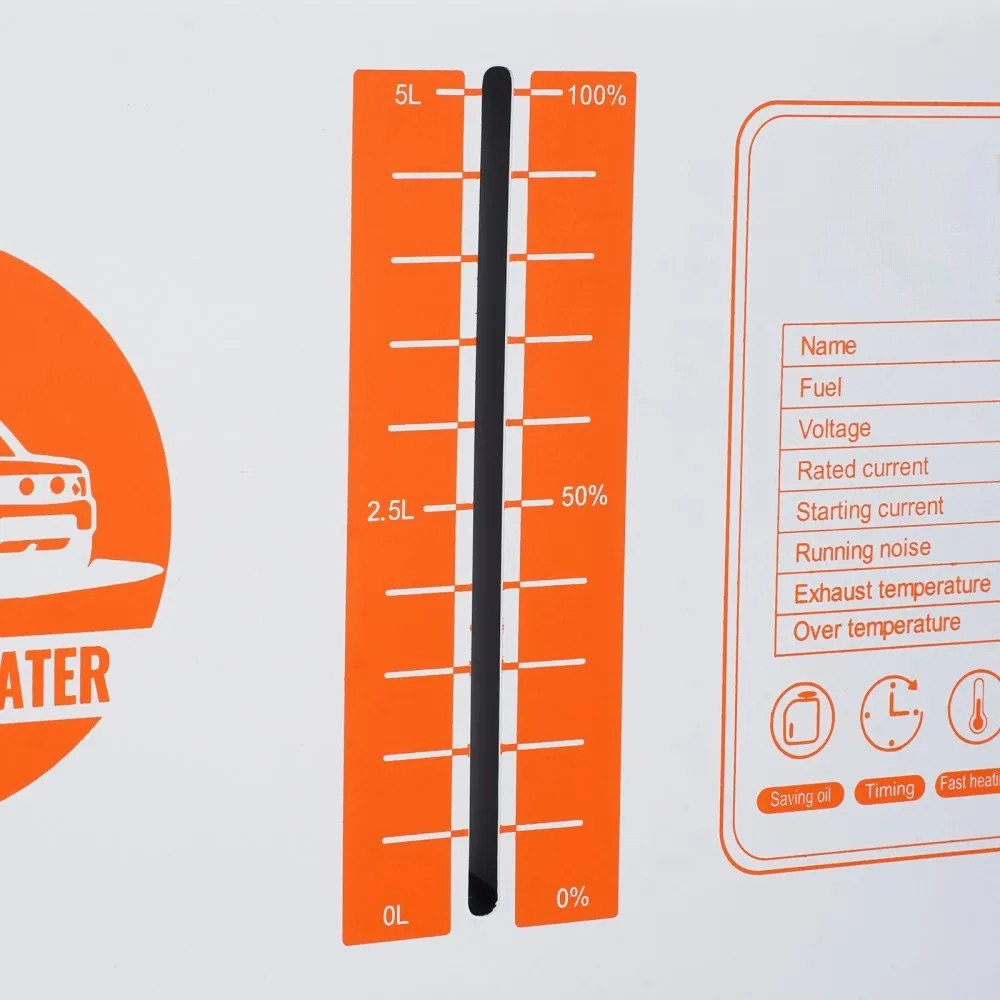 8KW Diesel Air Heater, 12V/24V All-in-One Heater with Bluetooth App and Remote
