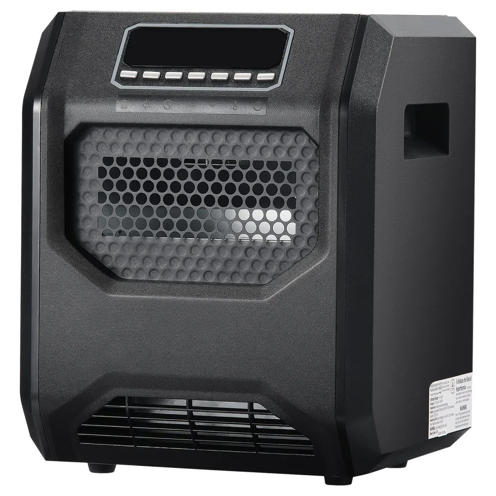 1500W Infrared Space Heater, ABS Body, Remote Control and 3 Speeds