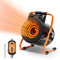 1500W Greenhouse Heater with Thermostat, 2-Speed Fan and Overheat Protection