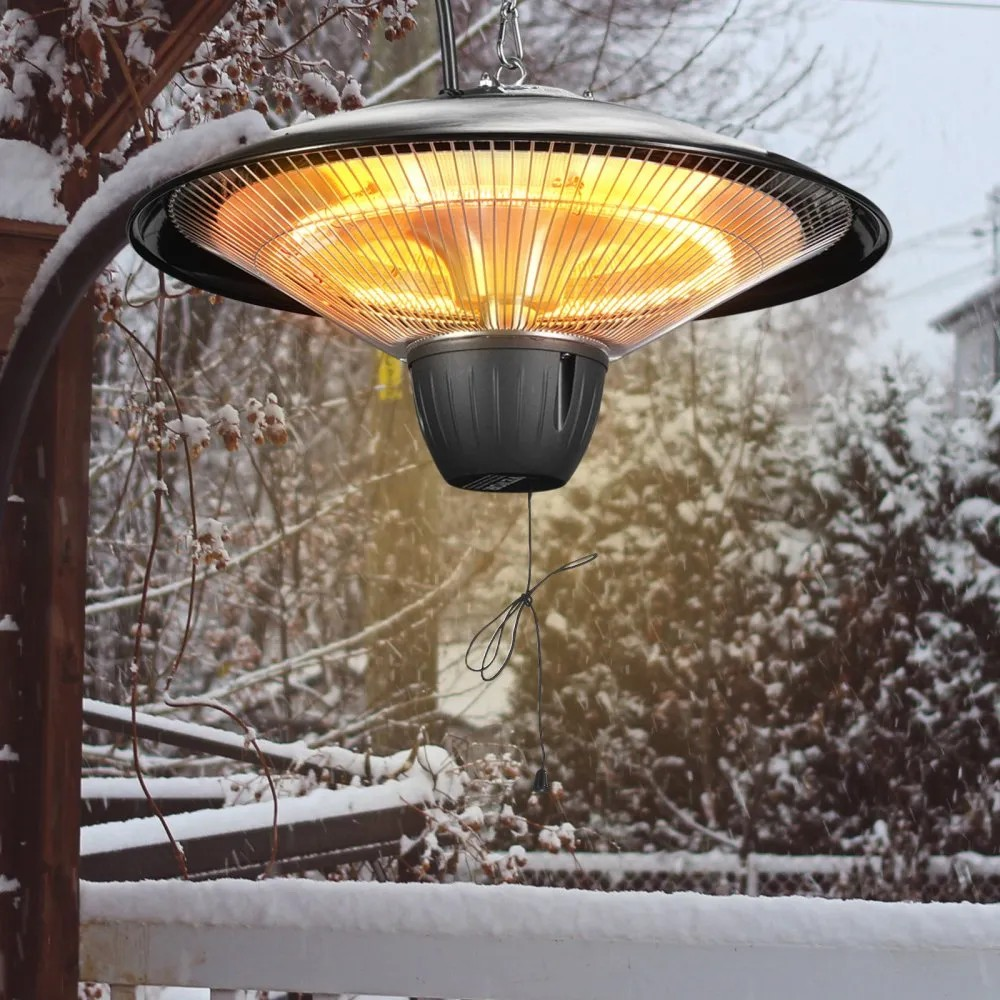 1500W Infrared Ceiling Heater with IP34 Protection for Indoor and Outdoor Use