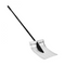 16-Inch Aluminum Snow Shovel with Non-Slip Grip for Driveways