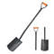 48-Inch Heavy-Duty Square Shovel with Alloy Steel Blade and D-Handle