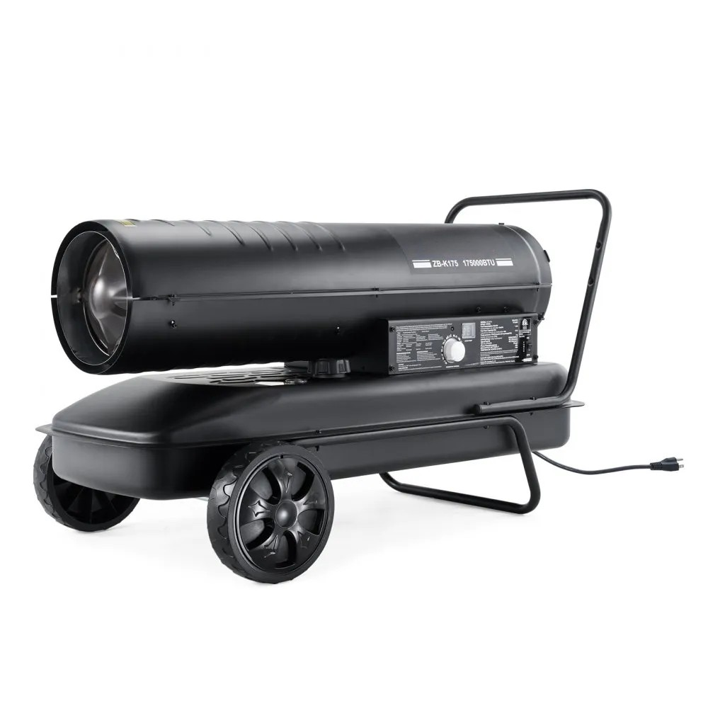 175,000 BTU Kerosene Forced Air Heater with Thermostat and 13.2-Gallon Tank