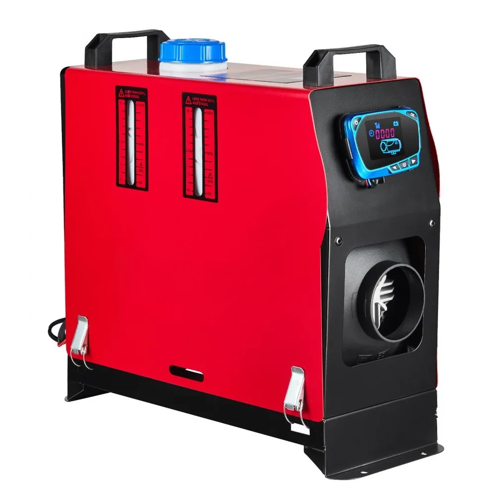 8KW 12V Diesel Air Heater with Muffler, LCD Switch and Remote Control