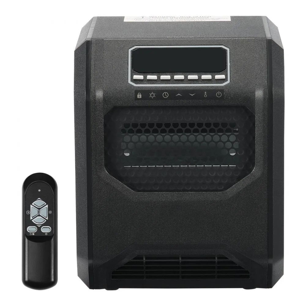 1500W Infrared Space Heater, ABS Body, Remote Control and 3 Speeds