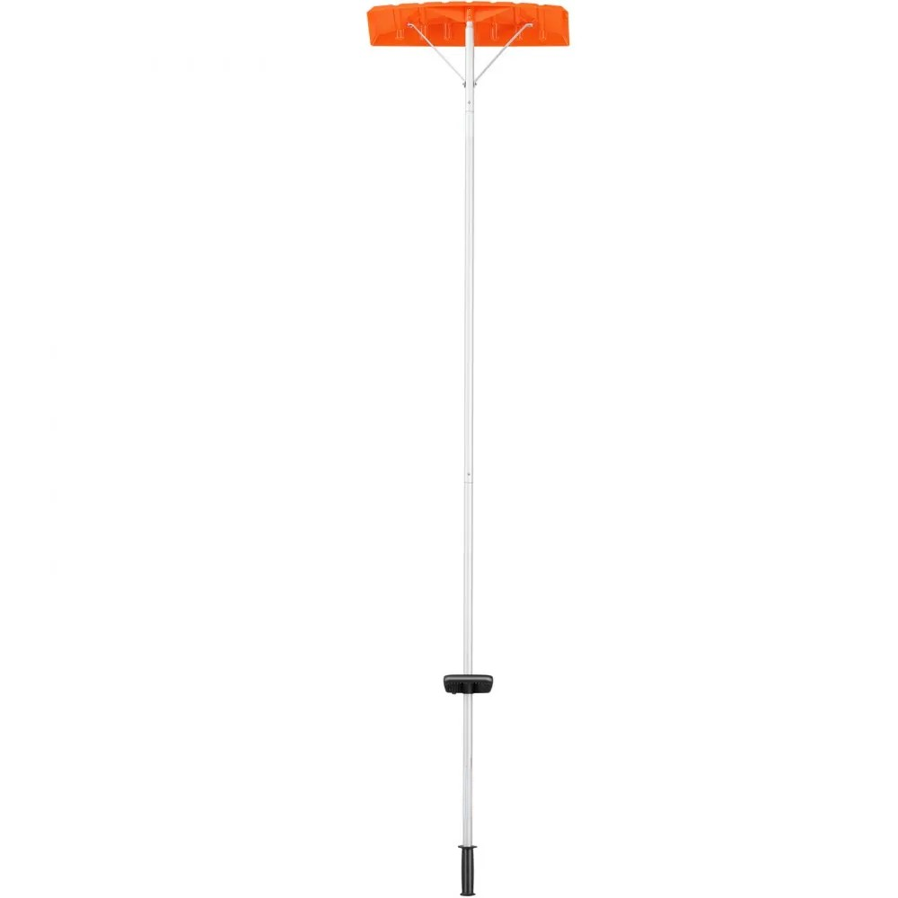 25-Inch Roof Snow Rake with 21 ft Aluminum Handle and Anti-Slip Grip
