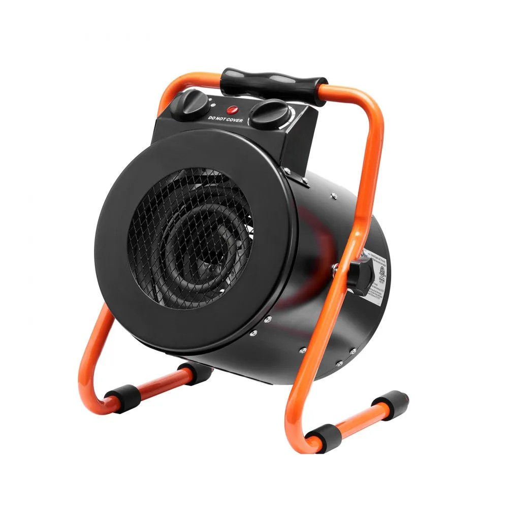 1500W Greenhouse Heater with Thermostat, 2-Speed Fan and Overheat Protection