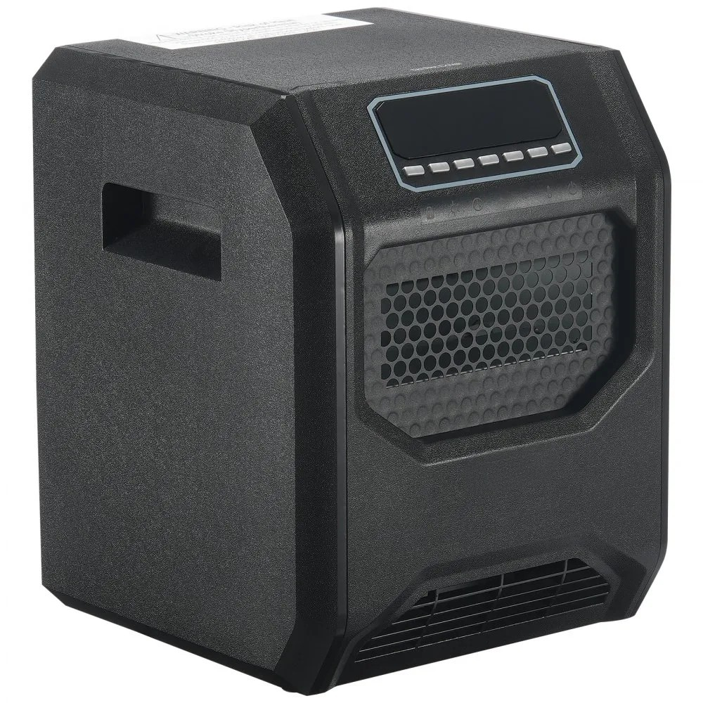 1500W Infrared Space Heater, ABS Body, Remote Control and 3 Speeds