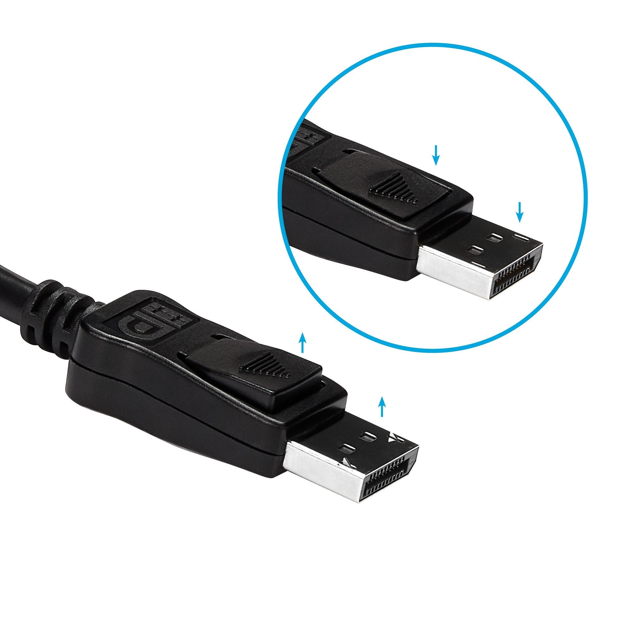 DisplayPort to DVI Adapter - DisplayPort to DVI-D Adapter/Video Converter - 1080p - DP 1.2 to DVI Monitor/Display Cable Adapter Dongle - DP to DVI Adapter - Latching DP Connector 