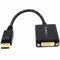 DisplayPort to DVI Adapter - DisplayPort to DVI-D Adapter Video Converter 1080p - DP 1.2 to DVI Monitor/Display Cable Adapter Dongle - DP to DVI Adapter - Latching DP Connector