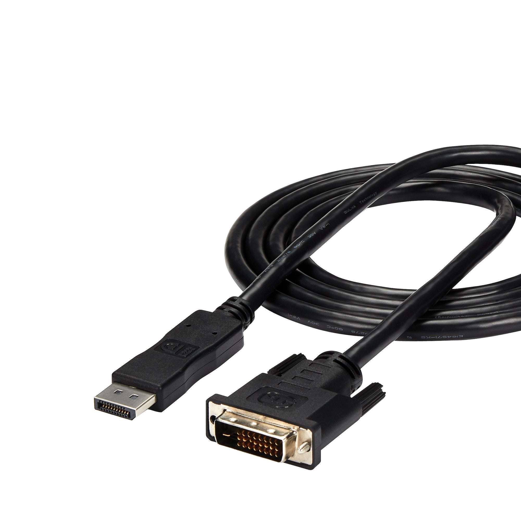 6ft (1.8m) DisplayPort to DVI Cable, DisplayPort to DVI Adapter Cable, Passive DP to DVI-D Video Converter, 1080p - Replaced by DP2DVI2MM6 
