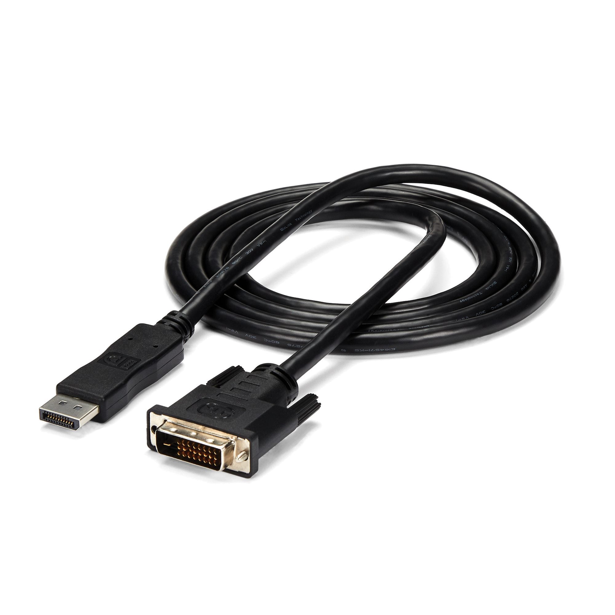 6ft (1.8m) DisplayPort to DVI Cable, DisplayPort to DVI Adapter Cable, Passive DP to DVI-D Video Converter, 1080p - Replaced by DP2DVI2MM6 