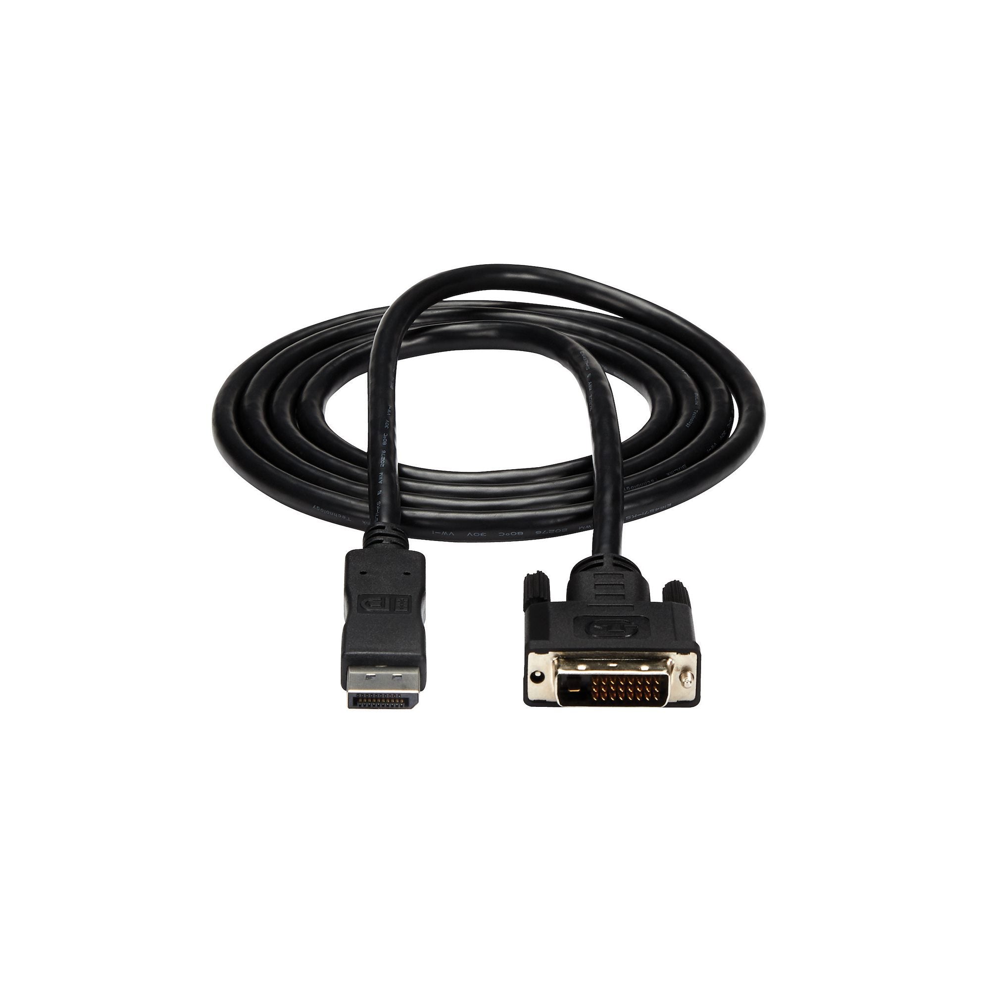 6ft (1.8m) DisplayPort to DVI Cable, DisplayPort to DVI Adapter Cable, Passive DP to DVI-D Video Converter, 1080p - Replaced by DP2DVI2MM6 