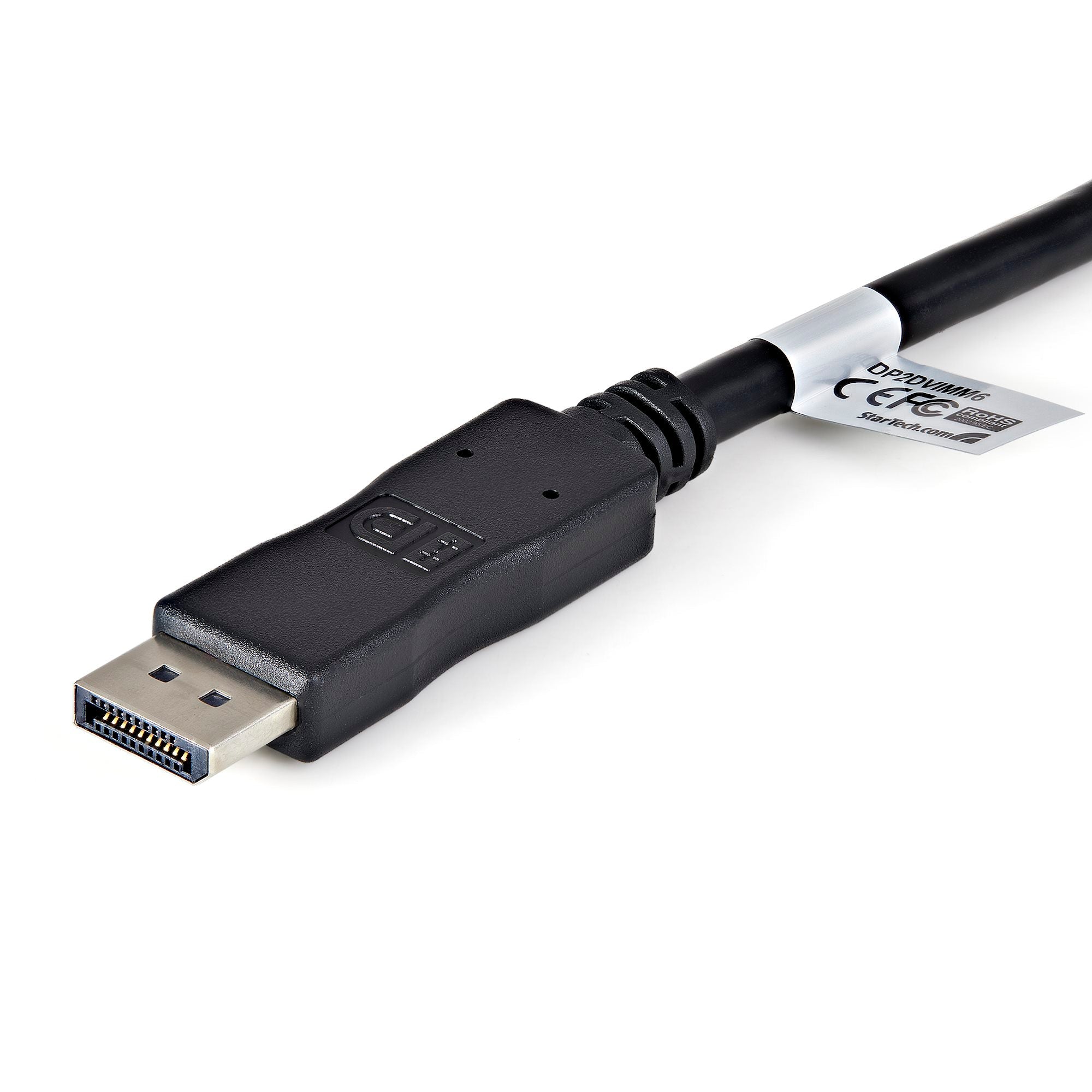 10-Pack 6ft (1.8m) DisplayPort to DVI Cable - DisplayPort 1.2 to DVI-D Video Adapter Cable - 1080p - Passive DP++ to DVI Monitor Converter Cable - DP to DVI Digital Display - M/M 