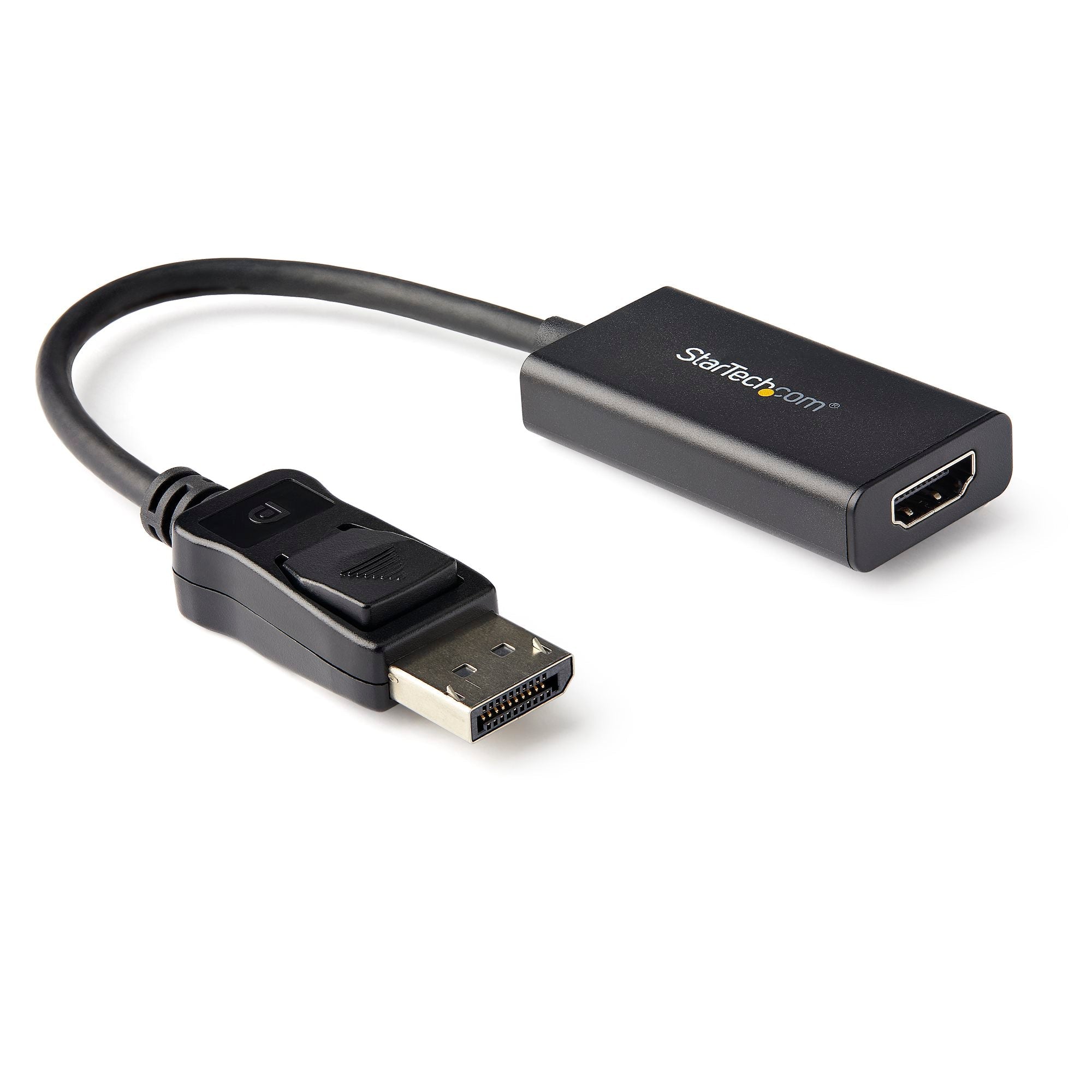DisplayPort to HDMI Adapter - 4K 60Hz HDR10 Active DisplayPort 1.4 to HDMI 2.0b Video Converter - 4K DP to HDMI Adapter Dongle for Monitor/Display/TV - Latching DP Connector 